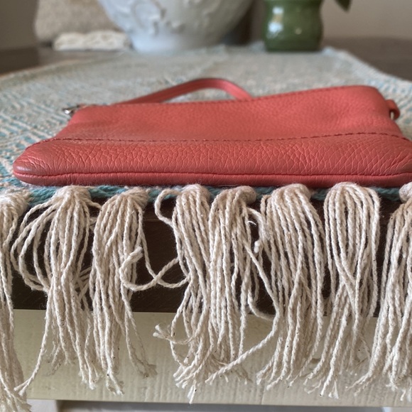 Coach Wristlet (Peach) w/Silver Hardware - Picture 5 of 10